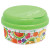 Custom 12 oz Snap-A-Snack - Clear with green