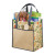 Custom Big Grocery Vintage Laminated Non-Woven Tote - In Use