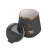 Custom RTIC Happy Hour Lowball Tumbler - Light Black - Open view
