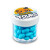 Custom 1 oz. Jar of Mints - All color - Light blue