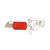 Custom Dog Tag Knife - Red In use