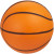Custom Basketball Stress Reliever - Back view