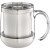 Custom Brew 14 oz Desk Mug - Back view