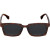 Custom Ashley Recycled Square Sunglasses - Tortoise front view