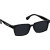 Custom Ashley Recycled Square Sunglasses - Black