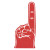 Custom Classic #1 Finger Foam Mini - Red 