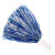 Custom Coupon Handle Pom Pom, 500 Streamers - White 