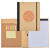 Custom Recycled Cardboard Notebook with Notepad and Sticky Notes 