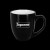 Reno 16 oz Bistro Two-Tone Matte Mug - Color: White