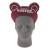 Custom 10" Foam Bear Visor - Maroon