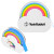 Custom Rainbow Sticky Note Dispenser