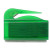 Custom Combo Letter Opener, Brush, and Screen Sweeper - Translucent Green