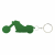 Custom Motorcycle Bottle Opener Keychain - Green