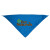Custom rPET Digitek Pet Bandana - Large - Blue 