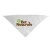 Custom rPET Digitek Pet Bandana - Large - White 