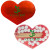 Custom Heart Shaped Pick 'N' Mint - Translucent Red