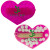 Custom Heart Shaped Pick 'N' Mint - Translucent Pink