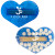 Custom Heart Shaped Pick 'N' Mint - Translucent Blue 