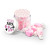 Custom 4 oz Jar of Saltwater Taffey - Pink- Open View