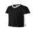 Custom Sport-Tek Youth Competitor United V-Neck - Black/white