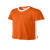 Custom Sport-Tek Youth Competitor United V-Neck - Deep Orange/white
