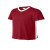 Custom Sport-Tek Youth Competitor United V-Neck - Deep red/white