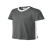 Custom Sport-Tek Youth Competitor United V-Neck - Iron Grey/white