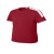 custom Sport-Tek Youth Competitor United Crew - Deep Red/White