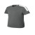 custom Sport-Tek Youth Competitor United Crew - Iron Grey/white