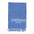 Custom Stone Washed Demin Peshtemal Towel - Embroidered - Blue