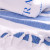 Custom Freedom Loom Collection Peshtemal Towel - Blue - Close View