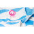 Custom Wavy Stripes Double Faced Peshtemal Towel - Embroidered - Close view