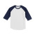 Custom Printed Sport-Tek Youth Colorblock Raglan Jersey - White/Navy
