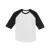 Custom Printed Sport-Tek Youth Colorblock Raglan Jersey - White/Black