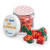 Custom 4 oz Jar of Individually Wrapped Strawberry Filled Hard Candy - Open View