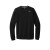 Custom Nike Club Fleece Crew - Black Front