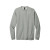Custom Nike Club Fleece Crew - Dark Gray Heather Front