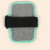 Custom Jogstrap - Heathered Jersey Knit-neoprene Smartphone/iPod Holder - Charcoal - Back View
