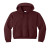 Custom Port & Company Core Fleece Pullover Hooded Sweatshirt - Maroon red