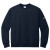 Custom Nike Club Fleece Sleeve Swoosh Crew - Midnight navy