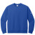 Custom Nike Club Fleece Sleeve Swoosh Crew - Game royal