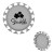 Custom Flying Grip Disc - Gray