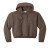 Custom Port & Company Core Fleece Pullover Hooded Sweatshirt - Heather Dark Chocolate Brown