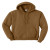 Custom Port & Company Core Fleece Pullover Hooded Sweatshirt - Duck brown