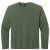 Custom Gildan Softstyle Long Sleeve T-Shirt - Military green