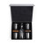 Custom Ambassador Whiskey Box with Decanter and 4 Lowball Glasses - Open View