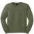Custom Gildan Ultra Cotton Long Sleeve T-Shirt - Military green