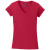 Custom Gildan Softstyle Women's Fit V-Neck T-Shirt - Cherry Red