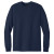 Custom Gildan - Heavy Cotton 100% Cotton Long Sleeve T-Shirt - Navy