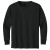 Custom Gildan Youth Heavy Cotton 100% Cotton Long Sleeve T-Shirt - Black